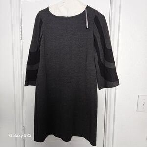 Muse Dress - Charcoal Gray